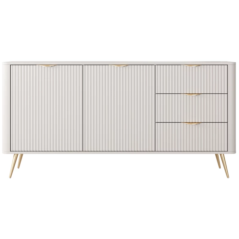 Breite kombinierte Kommode MOODY - beige