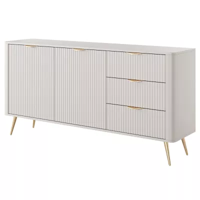 Breite kombinierte Kommode MOODY - beige