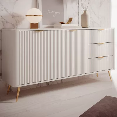 Breite kombinierte Kommode MOODY - beige