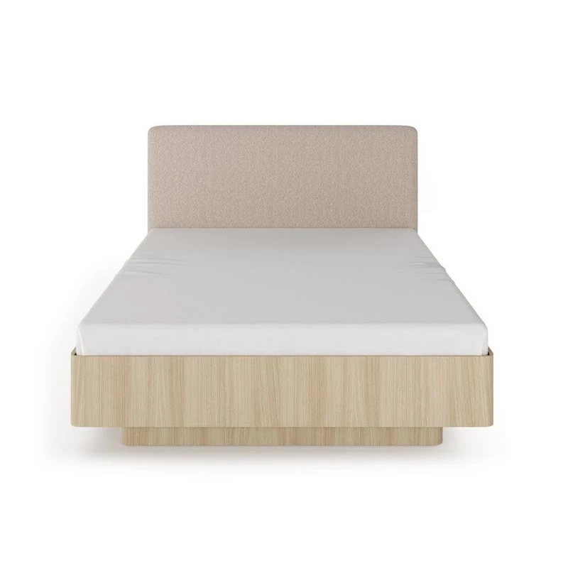 Doppelbett mit Stauraum 160x200 TROY - Barista Eiche