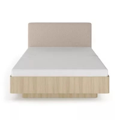 Doppelbett mit Stauraum 160x200 TROY - Barista Eiche