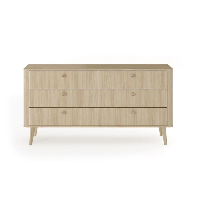 Breite Kommode TROY - Barista Eiche