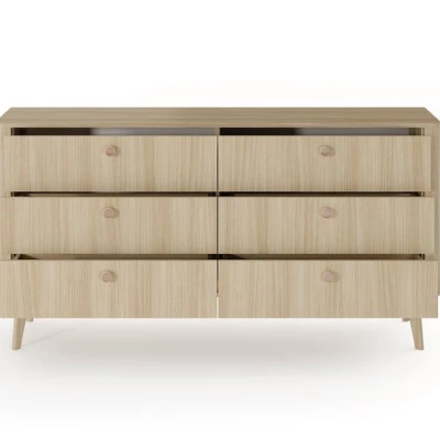 Breite Kommode TROY - Barista Eiche