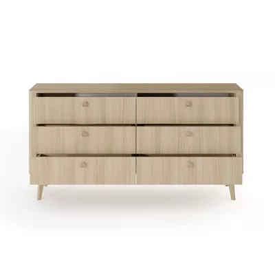 Breite Kommode TROY - Barista Eiche