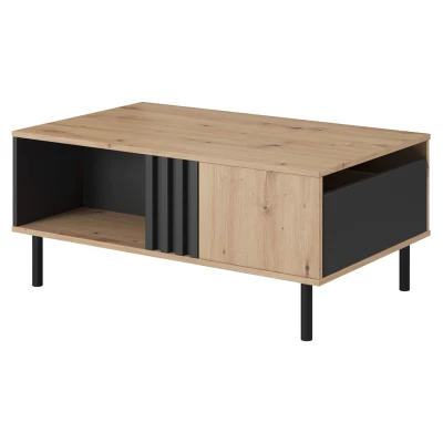 CHATOM Couchtisch - Artisan Eiche / Anthrazit