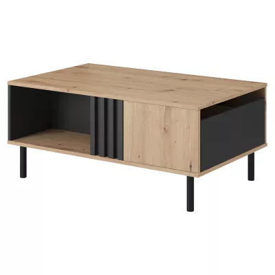 CHATOM Couchtisch - Artisan Eiche / Anthrazit