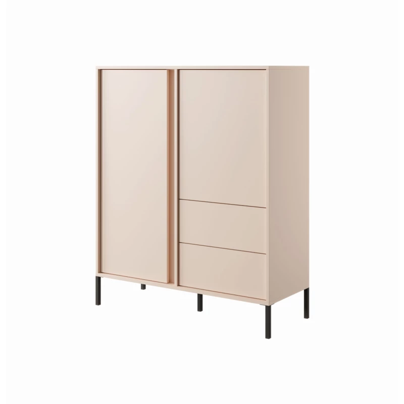 Kombinierte hohe Kommode SLOCOMB - beige