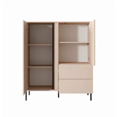 Kombinierte hohe Kommode SLOCOMB - beige