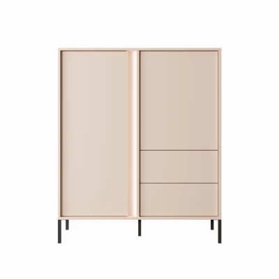 Kombinierte hohe Kommode SLOCOMB - beige