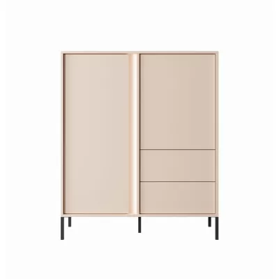 Kombinierte hohe Kommode SLOCOMB - beige