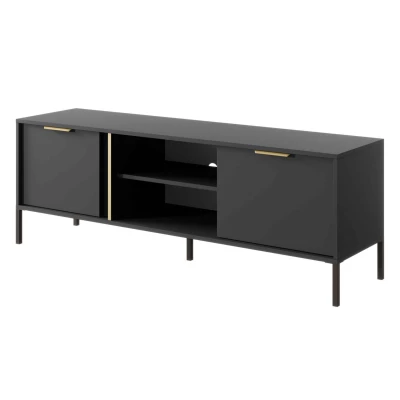 TV-Ständer 153 cm HARTSELE - Anthrazit