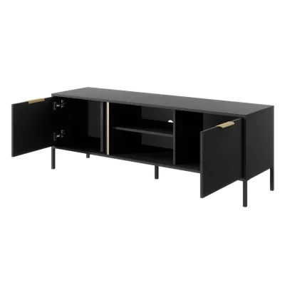 TV-Ständer 153 cm HARTSELE - Anthrazit