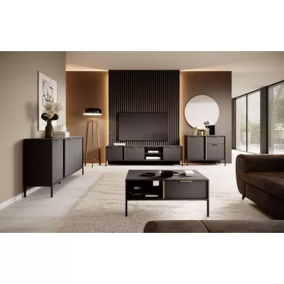 TV-Ständer 153 cm HARTSELE - Anthrazit