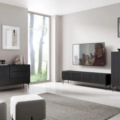 TV-Ständer BOAZ - schwarz