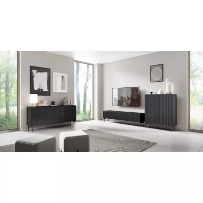 TV-Ständer BOAZ - schwarz