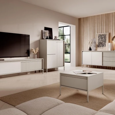 Kommode mit Türen MOULTON - beige