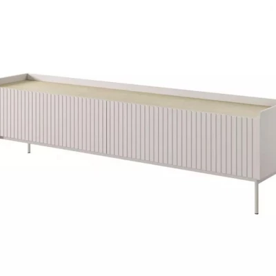 TV-Ständer 153 cm MATION - Scandi-Eiche / Beige