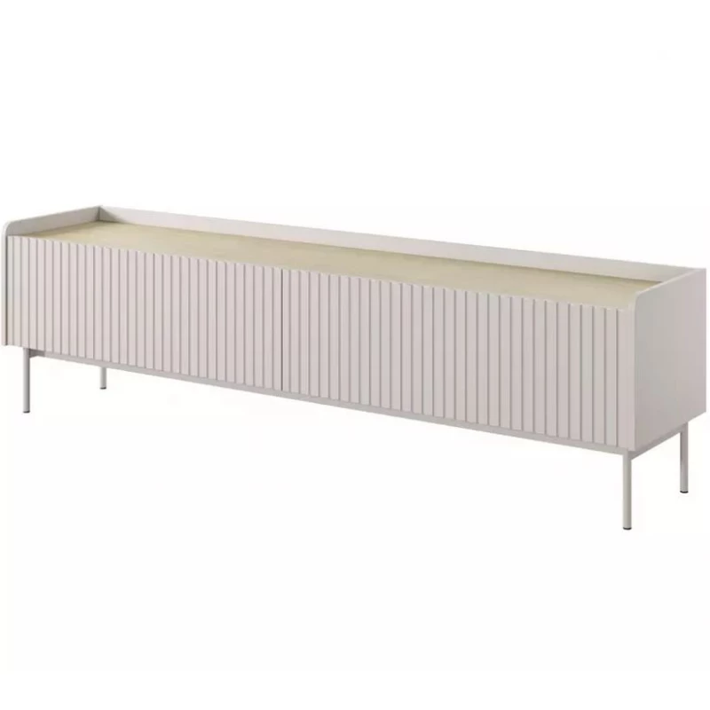 TV-Ständer 153 cm MATION - Scandi-Eiche / Beige