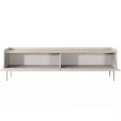 TV-Ständer 153 cm MATION - Scandi-Eiche / Beige