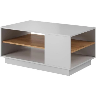 SYLVANIA Couchtisch - Krafteiche Gold / Weiß