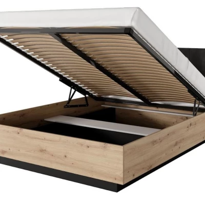 Schlafzimmer-Set mit Bett 160x200 REFORM - Eiche Artisan / Anthrazit