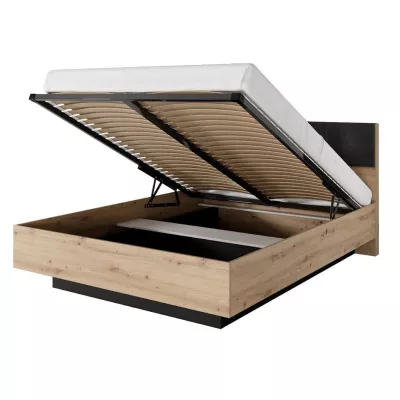 Schlafzimmer-Set mit Bett 160x200 REFORM - Eiche Artisan / Anthrazit