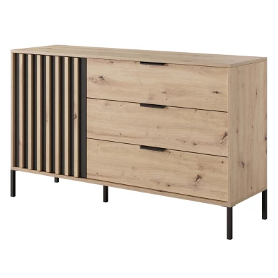 Schlafzimmer-Set mit Bett 160x200 REFORM - Eiche Artisan / Anthrazit