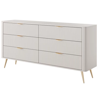 Schlafzimmer-Set mit Bett 160x200 MOODY - Beige
