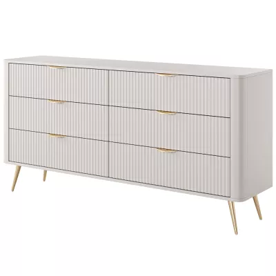 Schlafzimmer-Set mit Bett 160x200 MOODY - Beige