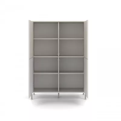 Viertüriger Regalschrank 104 cm ELBA - Kaschmir
