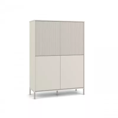 Viertüriger Regalschrank 104 cm ELBA - Kaschmir
