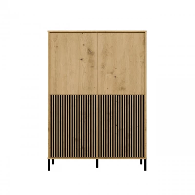 Viertüriges Regal 104 cm ELBA - Artisan Eiche