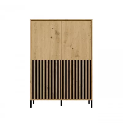 Viertüriges Regal 104 cm ELBA - Artisan Eiche