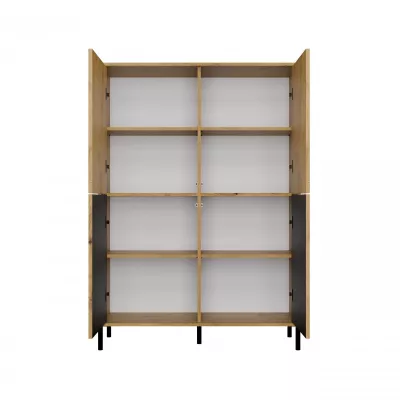 Viertüriges Regal 104 cm ELBA - Artisan Eiche