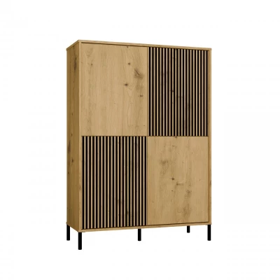 Viertüriges Regal 104 cm ELBA - Artisan Eiche