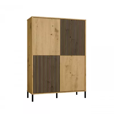 Viertüriges Regal 104 cm ELBA - Artisan Eiche