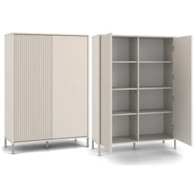 Hochregalschrank 104 cm ELBA - Kaschmir