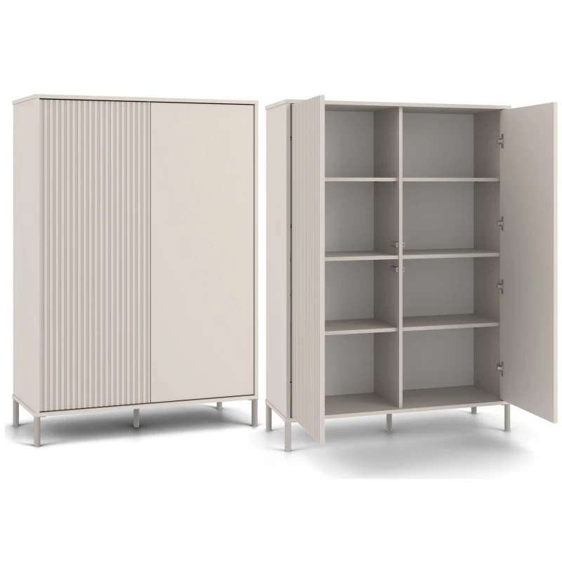 Hochregalschrank 104 cm ELBA - Kaschmir
