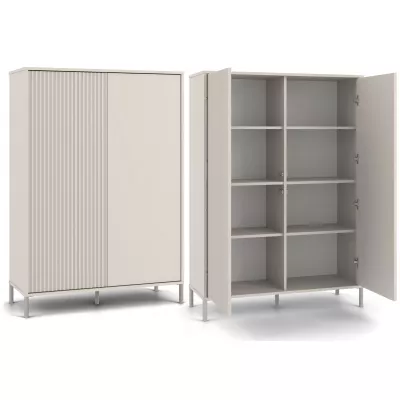 Hochregalschrank 104 cm ELBA - Kaschmir