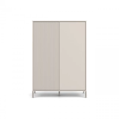 Hochregalschrank 104 cm ELBA - Kaschmir