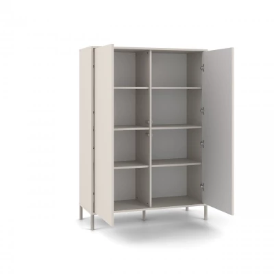 Hochregalschrank 104 cm ELBA - Kaschmir