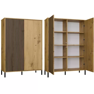 Hochregalschrank 104 cm ELBA - Artisan Eiche