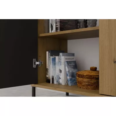 Hochregalschrank 104 cm ELBA - Artisan Eiche