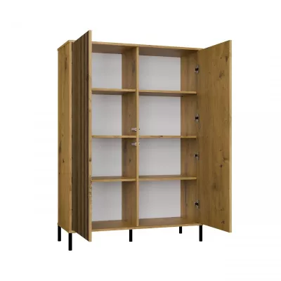 Hochregalschrank 104 cm ELBA - Artisan Eiche