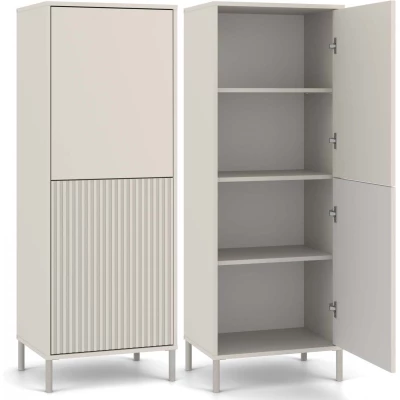 Zweitüriger Regalschrank 54 cm ELBA - Kaschmir