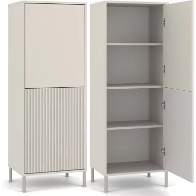 Zweitüriger Regalschrank 54 cm ELBA - Kaschmir