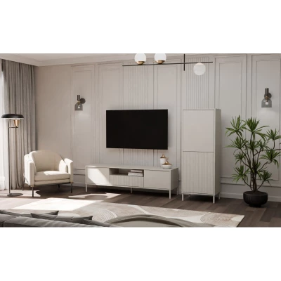 Zweitüriger Regalschrank 54 cm ELBA - Kaschmir