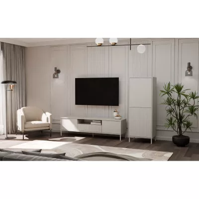 Zweitüriger Regalschrank 54 cm ELBA - Kaschmir