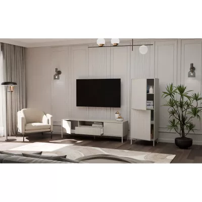 Zweitüriger Regalschrank 54 cm ELBA - Kaschmir
