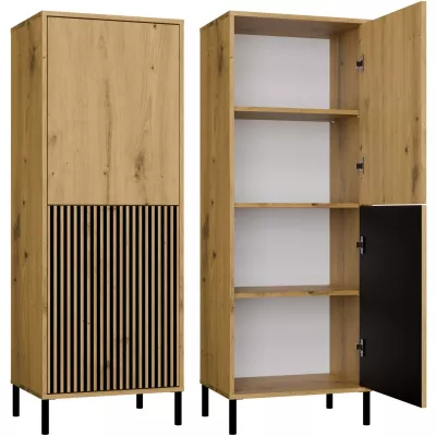 Zweitüriger Regalschrank 54 cm ELBA - Artisan Eiche